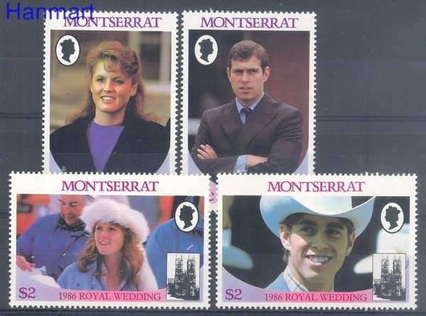 Znaczek Montserrat 1986 Mi 638-641 Czyste **