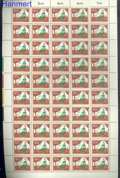 Znaczek Niemcy 1965 Mi 485-488 Czyste **