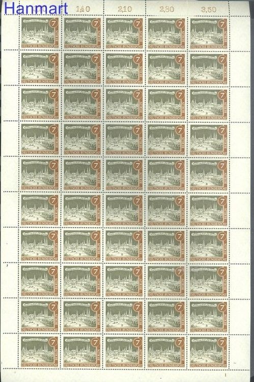 Znaczek Berlin Niemcy 1962 Mi ark 218 Czyste **