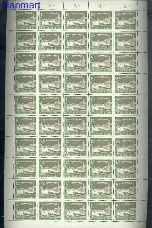 Znaczek Berlin Niemcy 1962 Mi ark 219 Czyste **