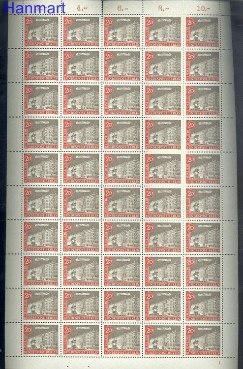 Znaczek Berlin Niemcy 1962 Mi ark 221 Czyste **