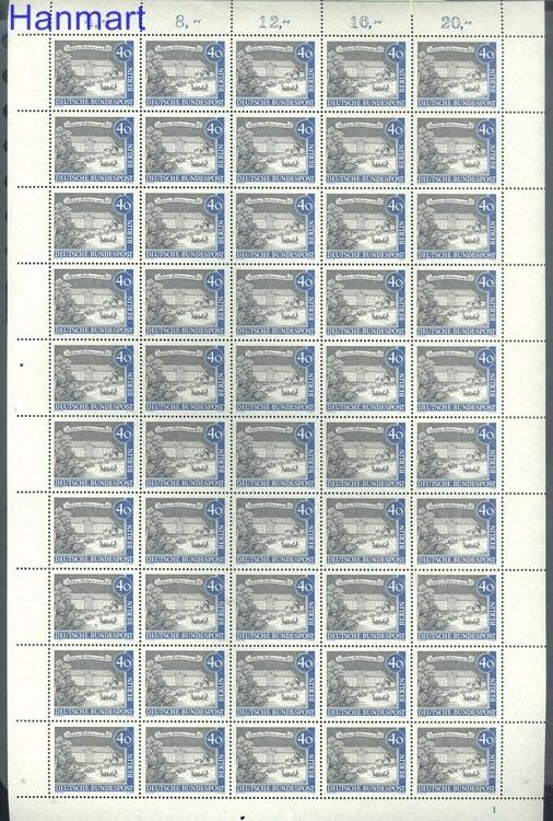 Znaczek Berlin Niemcy 1962 Mi ark 223 Czyste **