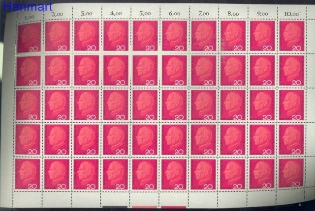 Znaczek Niemcy 1966 Mi ark 505 Czyste **