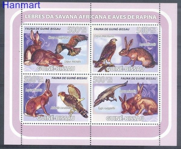 Znaczek Gwinea Bissau 2008 Mi 3796-3799 Czyste **
