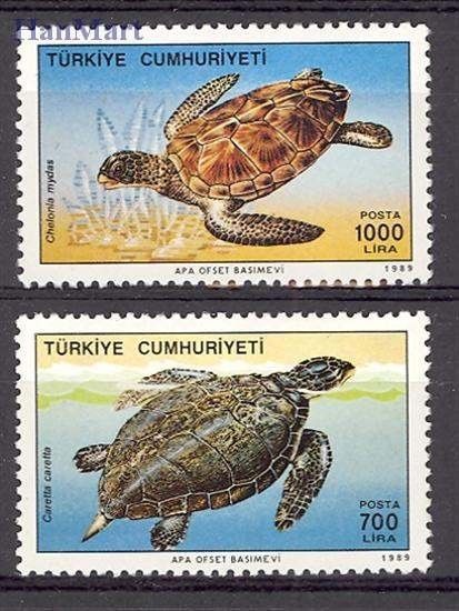 Znaczek Turcja 1989 Mi 2871-2872 Czyste **