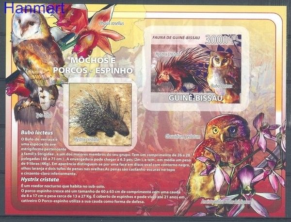 Znaczek Gwinea Bissau 2008 Mi bl 647B Czyste **