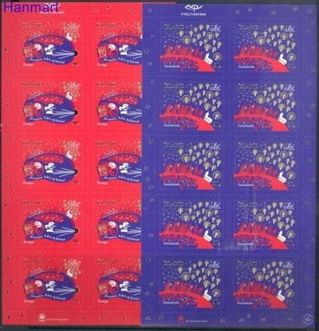 Znaczek Islandia 2012 Mi fol 1375-1376 Czyste **