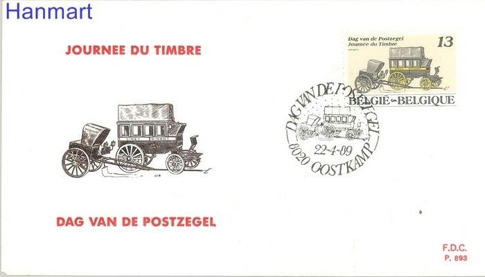 Znaczek Belgia 1989 Mi 2374 FDC