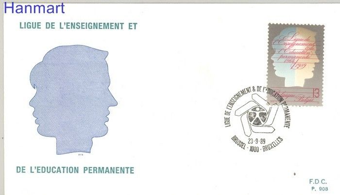 Znaczek Belgia 1989 Mi 2389 FDC