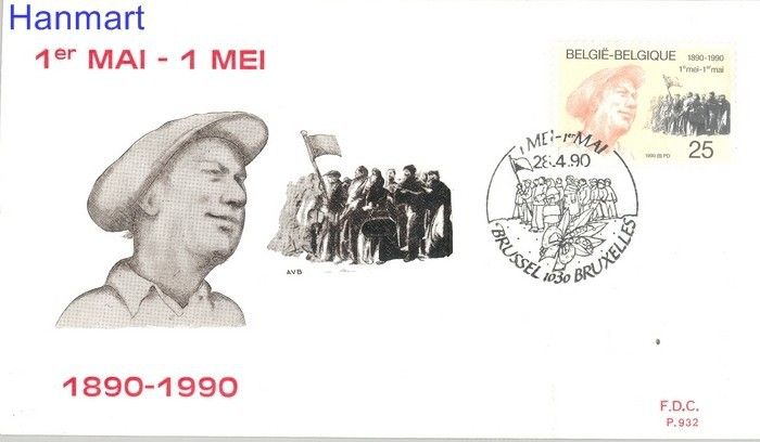 Znaczek Belgia 1990 Mi 2418 FDC