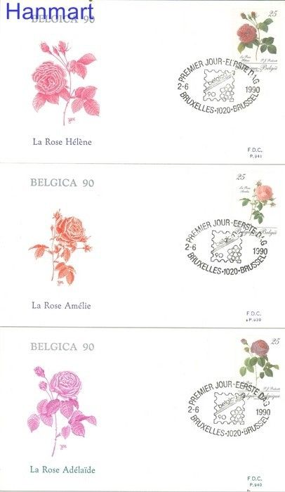 Znaczek Belgia 1990 Mi 2422-2427 FDC