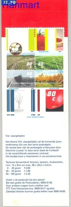 Znaczek Holandia 1998 Mi mh 51 Czyste **