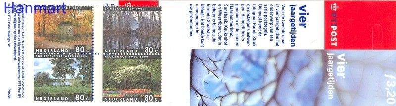 Znaczek Holandia 1999 Mi mh 52 Czyste **
