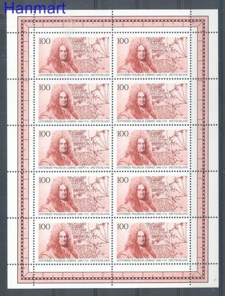 Znaczek Niemcy 1996 Mi ark 1865 Czyste **