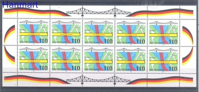 Znaczek Niemcy 1998 Mi ark 1967 Czyste **