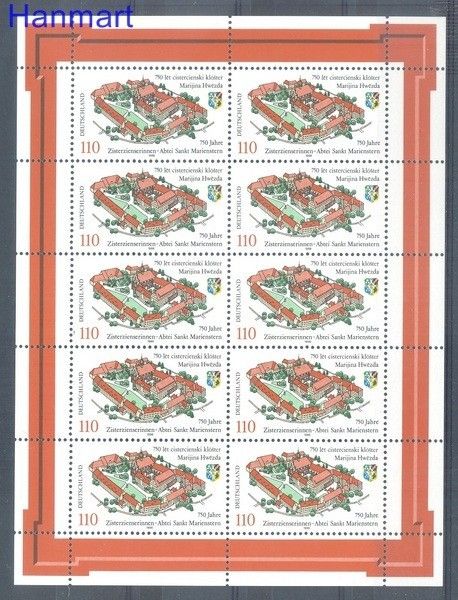 Znaczek Niemcy 1998 Mi ark 1982 Czyste **
