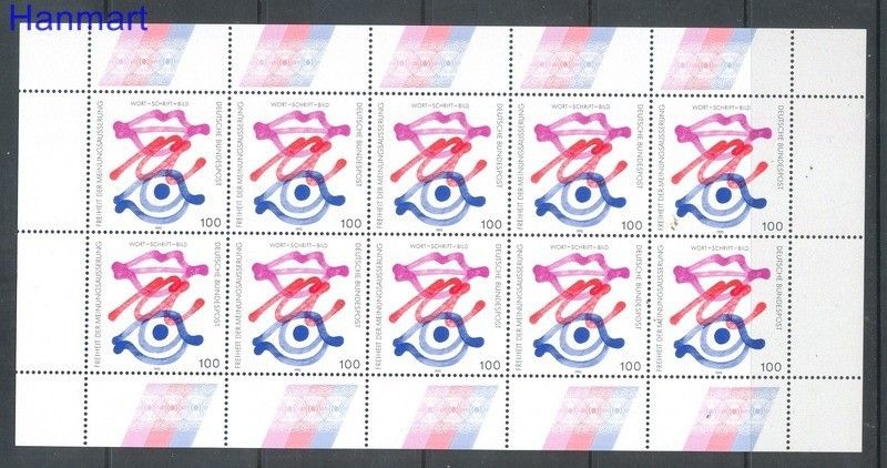 Znaczek Niemcy 1995 Mi ark 1789 Czyste **