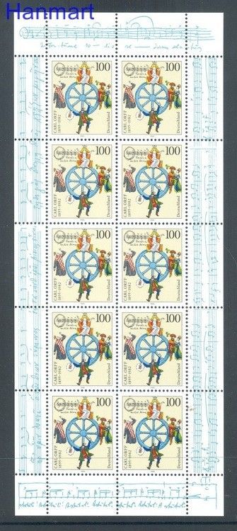 Znaczek Niemcy 1995 Mi ark 1806 Czyste **