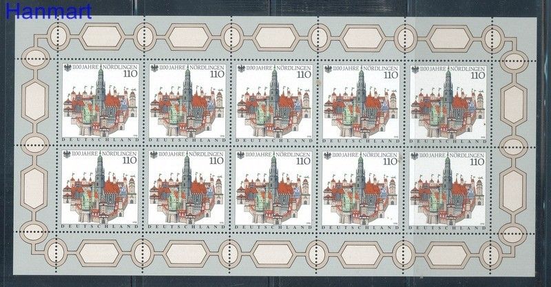 Znaczek Niemcy 1998 Mi ark 1965 Czyste **
