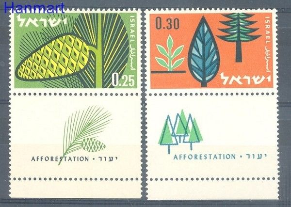 Znaczek Izrael 1961 Mi 247-248 Czyste **