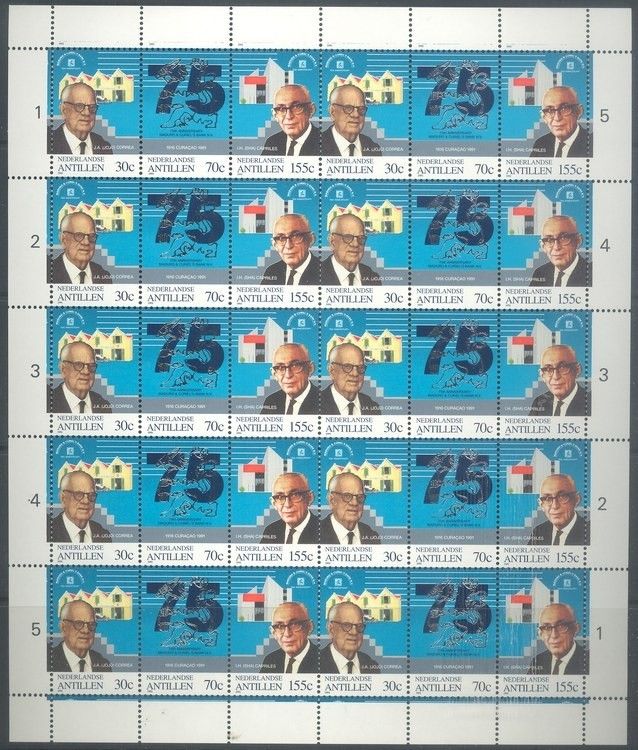 Znaczek Antyle Holenderskie 1991 Mi 736-738 Czyste **