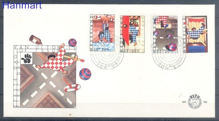 Znaczek Holandia 1977 Mi 1109-1112 FDC