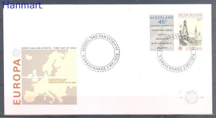 Znaczek Holandia 1978 Mi 1120 FDC