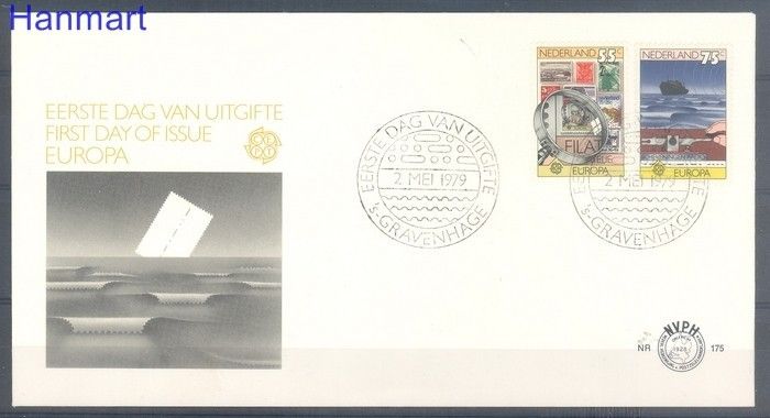 Znaczek Holandia 1979 Mi 1140-1141 FDC