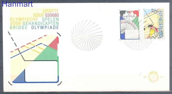 Znaczek Holandia 1980 Mi 1163-1164 FDC