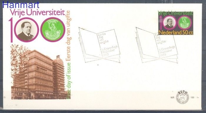 Znaczek Holandia 1980 Mi 1170 FDC