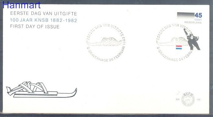 Znaczek Holandia 1982 FDC