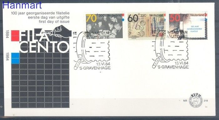 Znaczek Holandia 1984 FDC