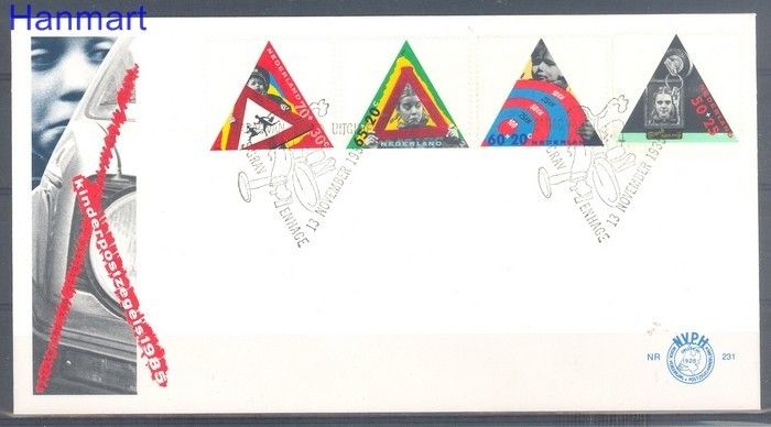 Znaczek Holandia 1985 Mi 1284-1281 FDC