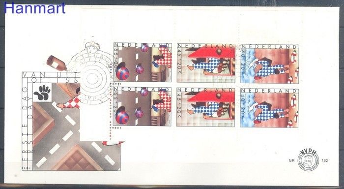 Znaczek Holandia 1977 Mi bl 17 FDC