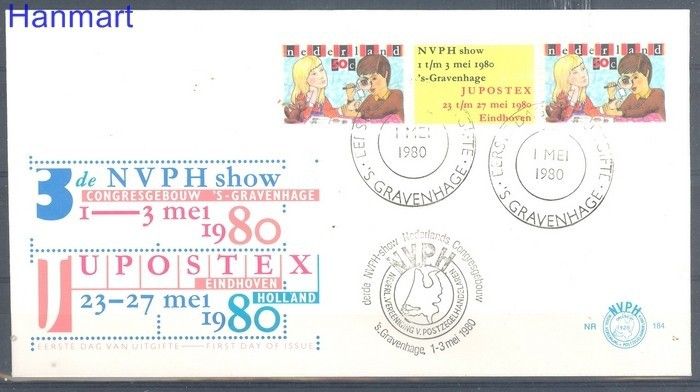 Znaczek Holandia 1980 FDC