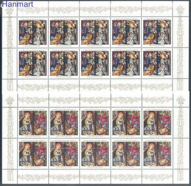 Znaczek Niemcy 1995 Mi 1831-1832 Czyste **