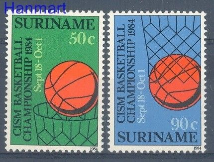 Znaczek Surinam 1984 Mi 1098-1099 Czyste **
