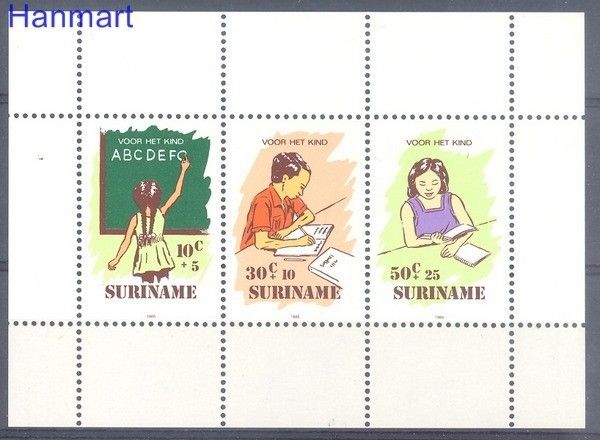 Znaczek Surinam 1985 Mi bl 41 Czyste **