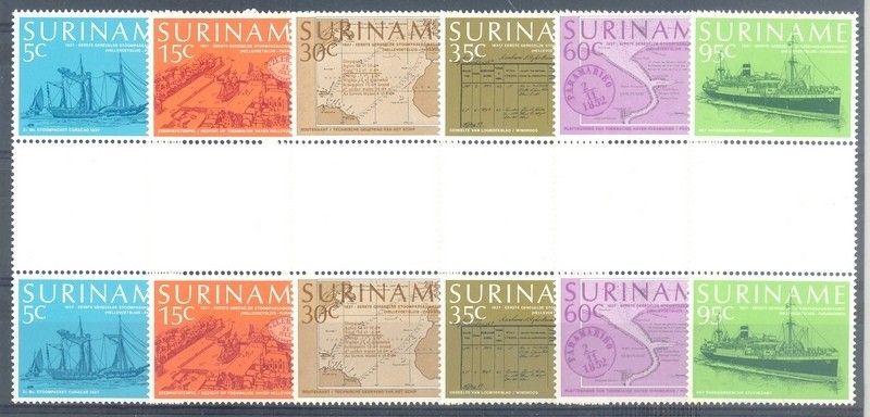 Znaczek Surinam 1977 Mi 788-793 Czyste **