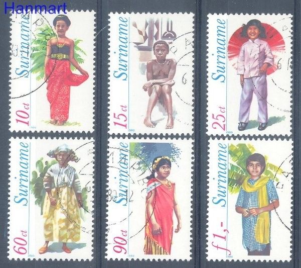 Surinam 1980 Mi 888-893 Stemplowane