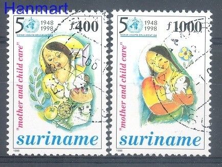 Znaczek Surinam 1998 Mi 1672-1673 Stemplowane