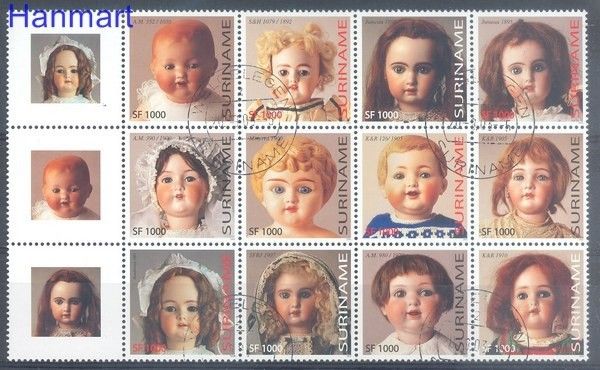 Znaczek Surinam 2003 Mi 1866-1877 Stemplowane
