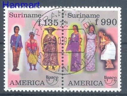 Znaczek Surinam 1996 Mi 1565-1566 Stemplowane