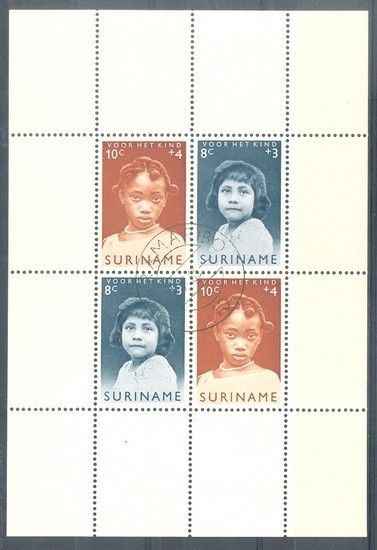 Znaczek Surinam 1963 Mi bl 2 Stemplowane