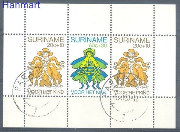 Znaczek Surinam 1980 Mi bl 26 Stemplowane