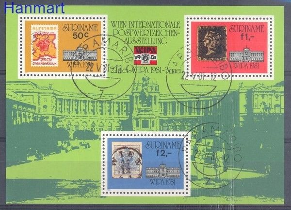 Znaczek Surinam 1981 Mi bl 30 Stemplowane