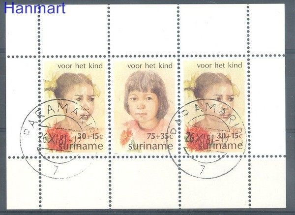 Znaczek Surinam 1981 Mi bl 32 Stemplowane
