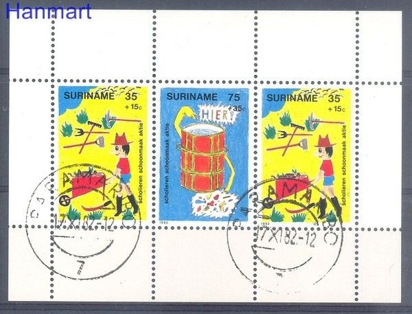 Znaczek Surinam 1982 Mi bl 35 Stemplowane
