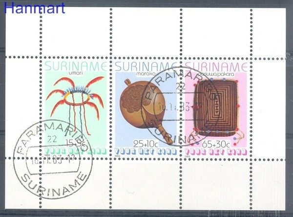 Znaczek Surinam 1983 Mi bl 36 Stemplowane