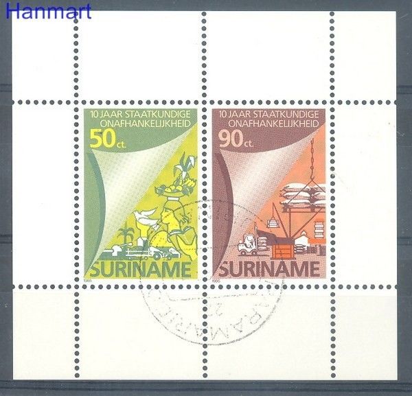 Znaczek Surinam 1985 Mi bl 42 Stemplowane